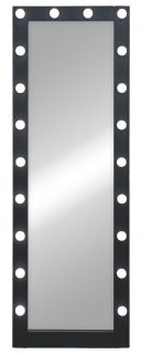 Зеркало гримёрное Continent ЗГП45 напольное 60см чёрный